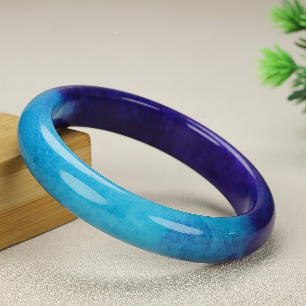 Trendy Retro-Style Bracelet, Interstellar Blue Stones